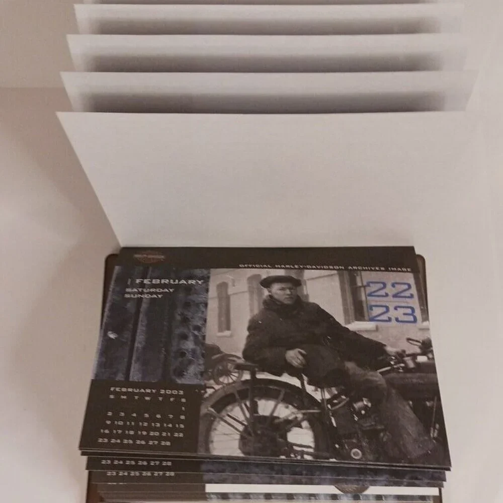 Harley-Davidson 2003 Day-at-a-Time Calendar Vintage Collectable